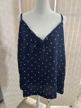 NWT XL Old Navy Knot front dot tank